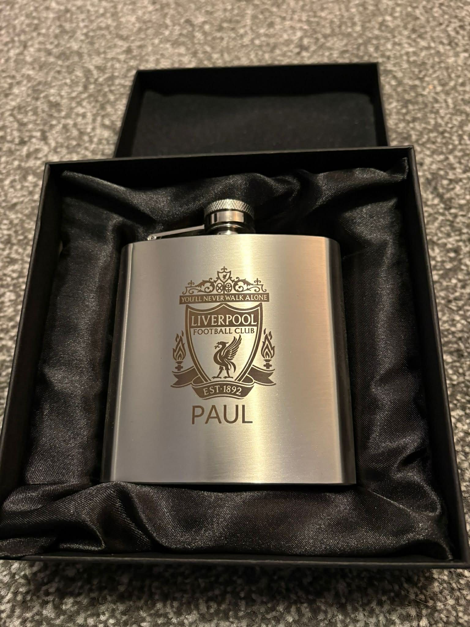Personalised Engraved Hip Flask