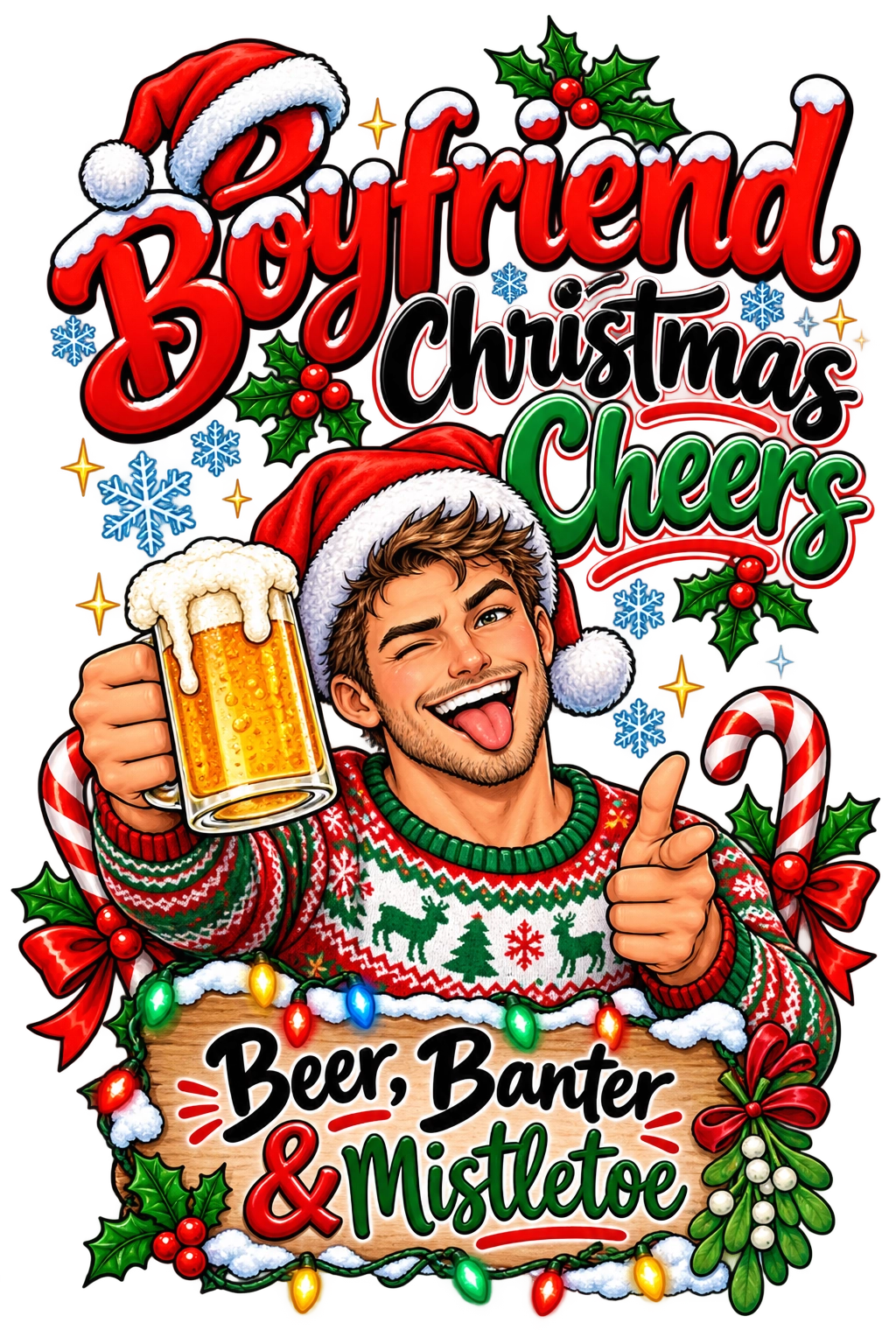 Personalised Christmas Stein