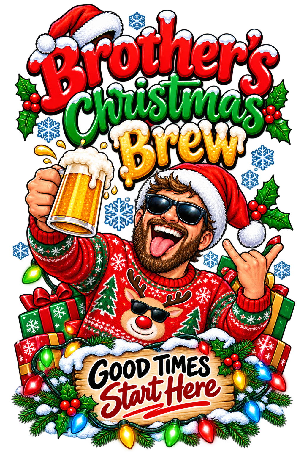 Personalised Christmas Stein