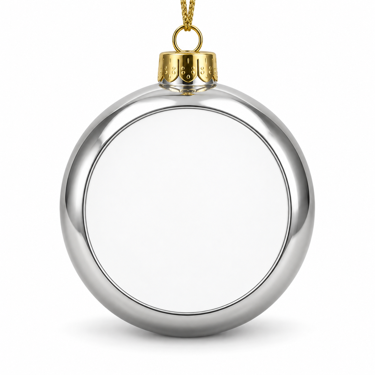 Printed Silver Bauble