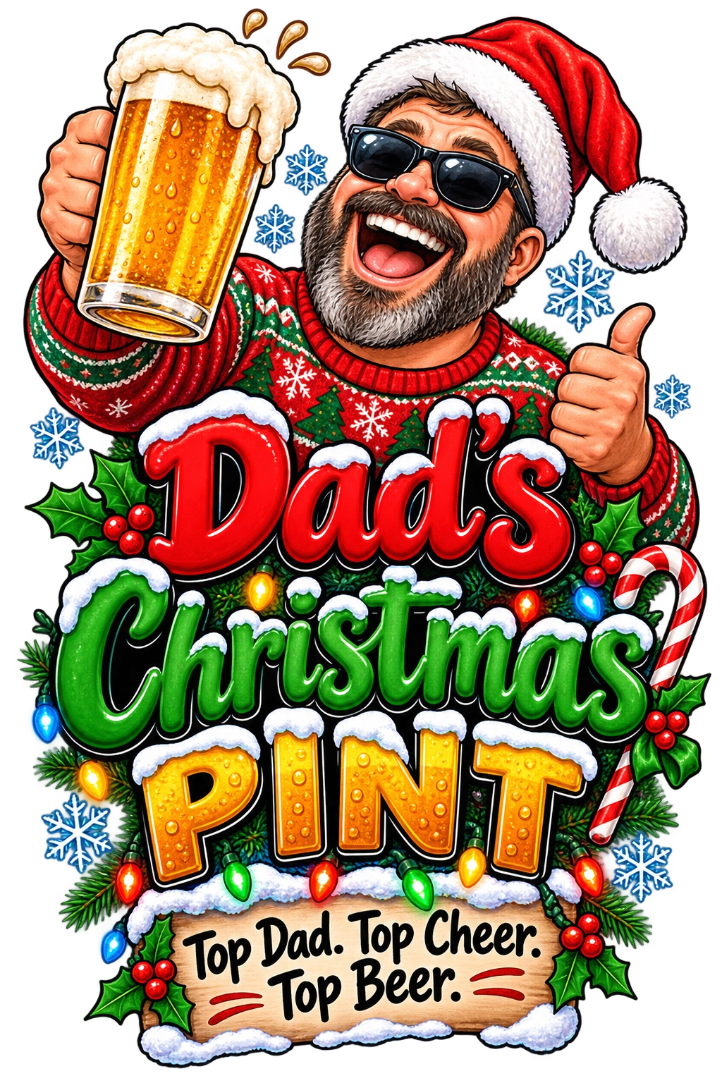 Personalised Christmas Stein