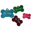 Personalised Coloured Dog Bone Tag
