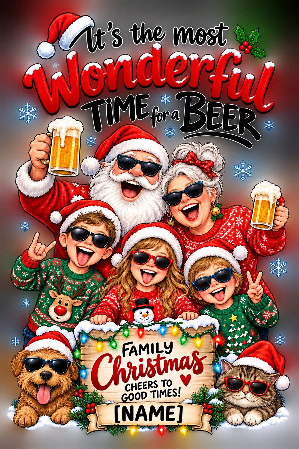 Personalised Christmas Stein