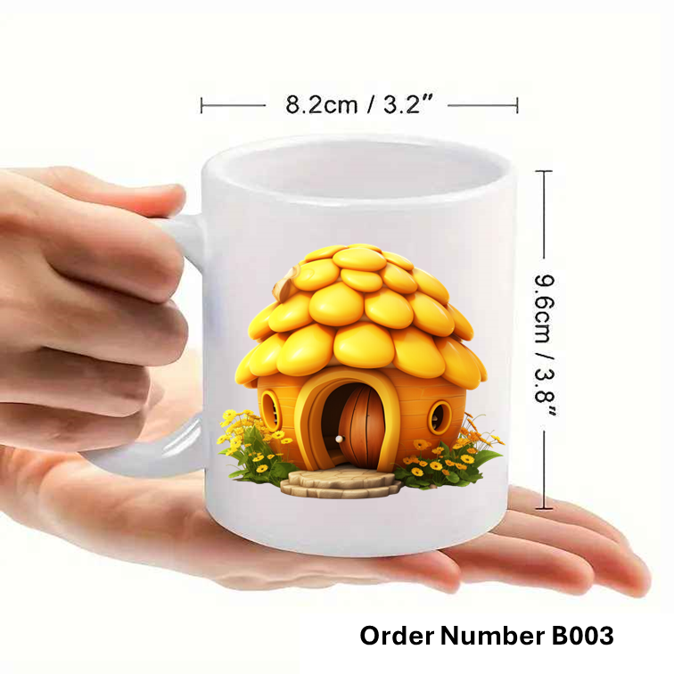 Personalised Bee Print Mug