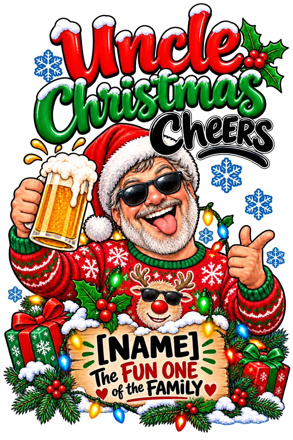 Personalised Christmas Stein