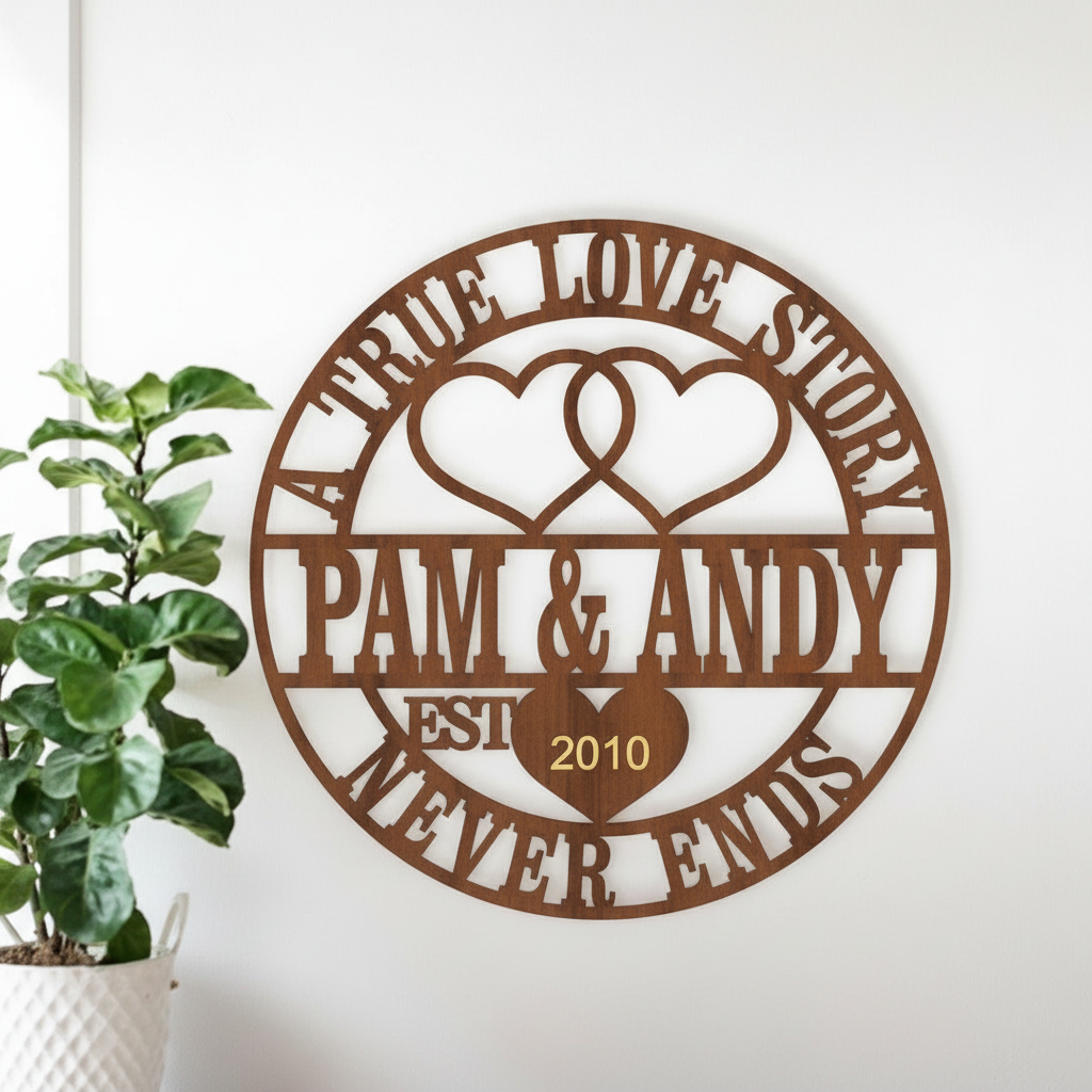 Love Story Plaque