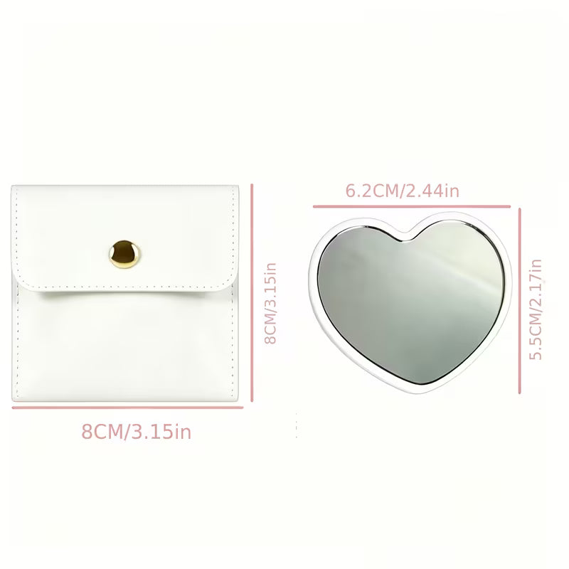Personalised Heart-Shaped Makeup Bag
